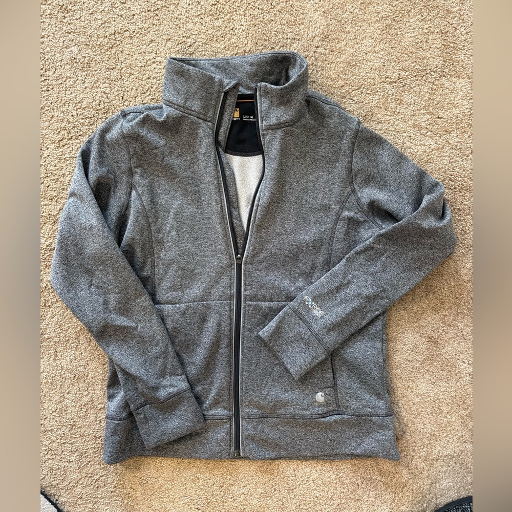Carhartt Gray Full-Zip Jacket